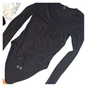 Cleavage knit bodysuit